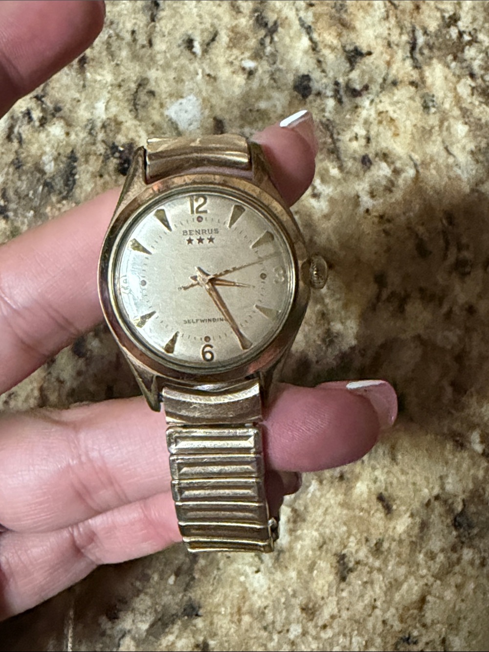 Benrus Vintage Gold-Tone Selfwinding Watch